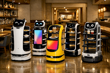 ТОП-5 моделей роботов-официантов для разных типов заведений